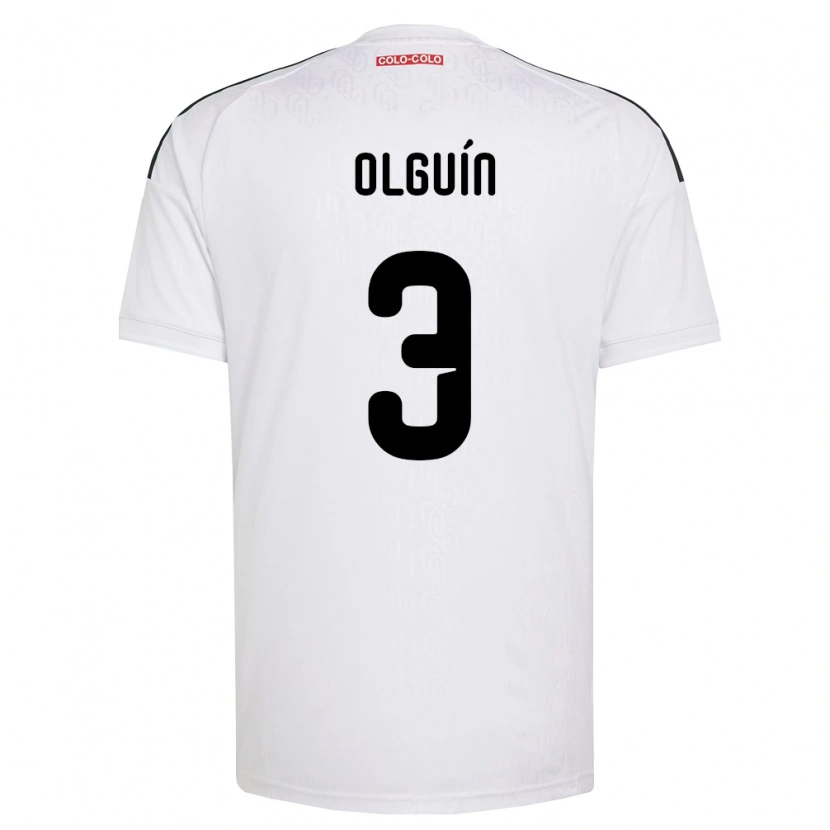 Danxen Criança Camisola Alonso Olguín #3 Branco Preto Principal 2026/27 Camisa Brasil