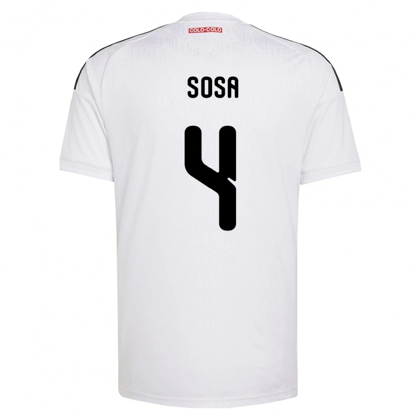 Danxen Criança Camisola Joaquín Sosa #4 Branco Preto Principal 2026/27 Camisa Brasil