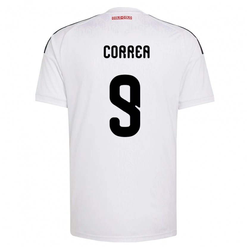Danxen Criança Camisola Javier Correa #9 Branco Preto Principal 2026/27 Camisa Brasil