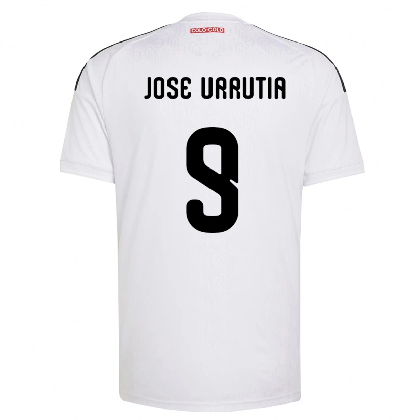 Danxen Criança Camisola María José Urrutia #9 Branco Preto Principal 2026/27 Camisa Brasil