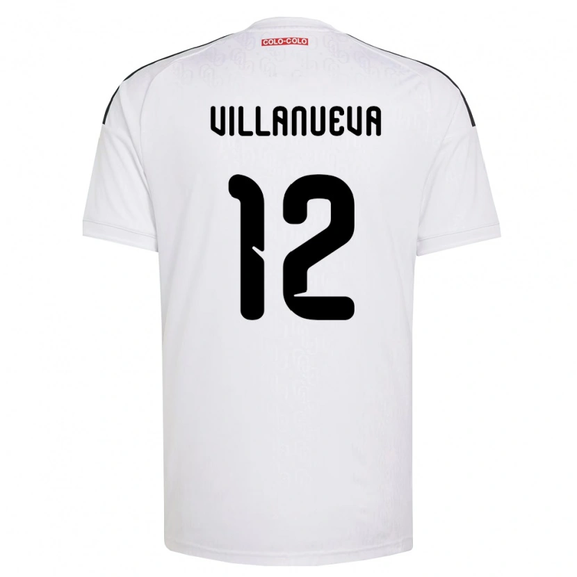 Danxen Criança Camisola Eduardo Villanueva #12 Branco Preto Principal 2026/27 Camisa Brasil