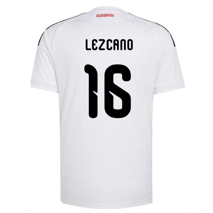 Danxen Criança Camisola Darío Lezcano #16 Branco Preto Principal 2026/27 Camisa Brasil