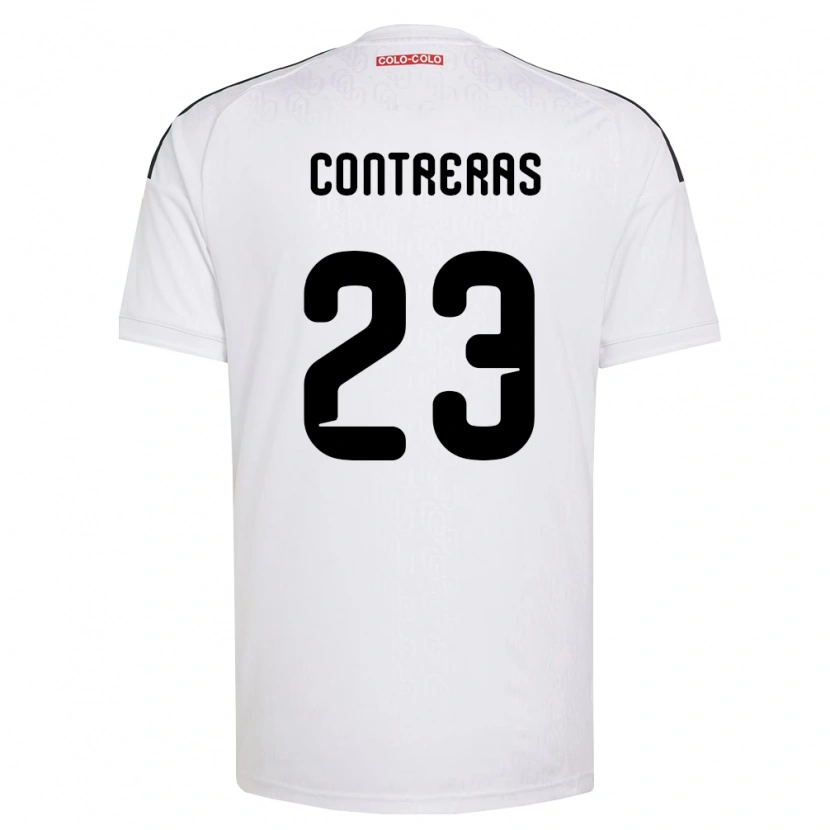 Danxen Criança Camisola Amaro Contreras #23 Branco Preto Principal 2026/27 Camisa Brasil