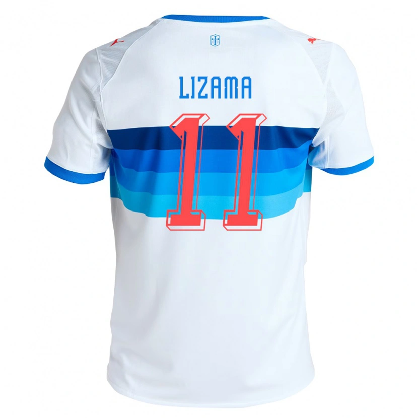 Danxen Criança Camisola Bayron Lizama #11 Branco Azul Celeste Principal 2026/27 Camisa Brasil