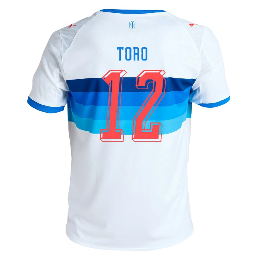 Danxen Criança Camisola Ian Toro #12 Branco Azul Celeste Principal 2026/27 Camisa Brasil