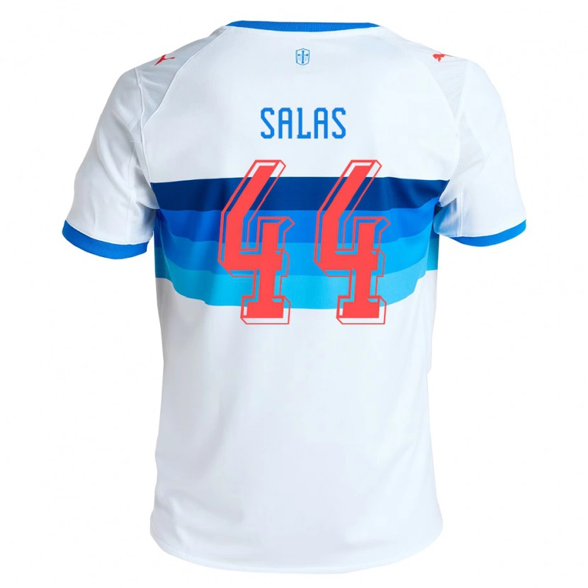 Danxen Criança Camisola José Salas #44 Branco Azul Celeste Principal 2026/27 Camisa Brasil