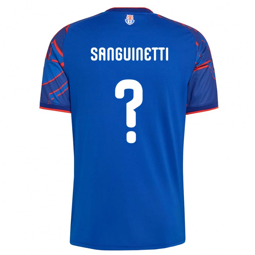 Danxen Criança Camisola Fernando Osorio Sanguinetti #0 Azul Real Vermelho Principal 2026/27 Camisa Brasil