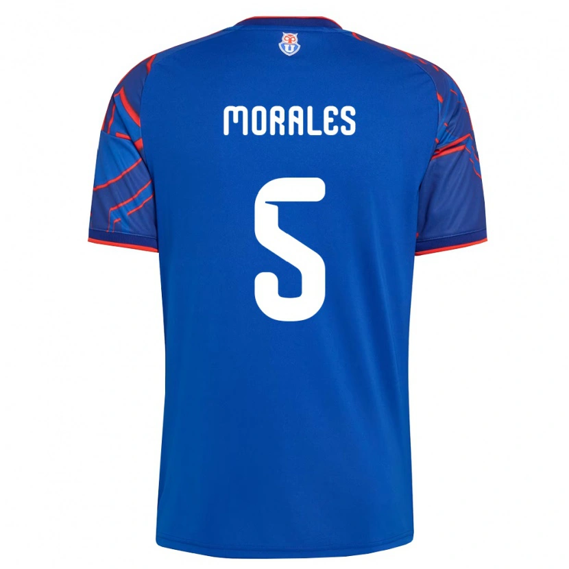 Danxen Criança Camisola Mariana Morales #5 Azul Real Vermelho Principal 2026/27 Camisa Brasil