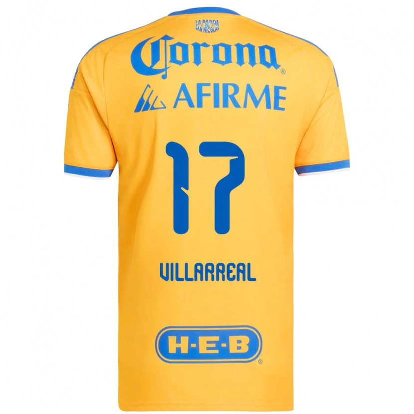 Danxen Criança Camisola Natalia Villarreal #17 Amarelo Azul Principal 2026/27 Camisa Brasil