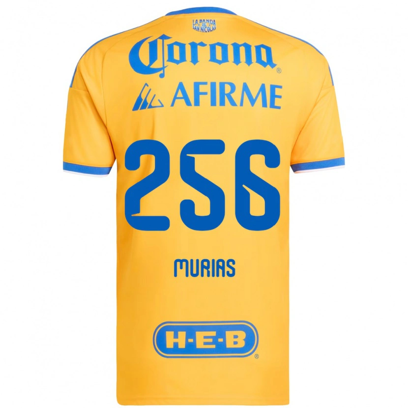 Danxen Criança Camisola Mauricio Murias #256 Amarelo Azul Principal 2026/27 Camisa Brasil