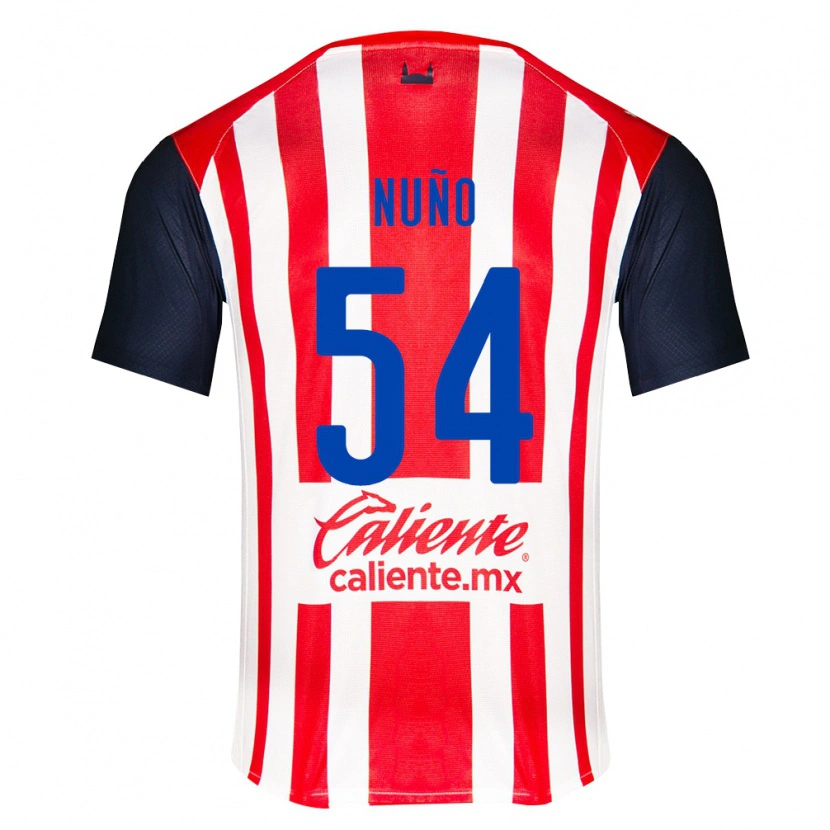 Danxen Criança Camisola Raúl Nuño #54 Vermelho Preto Branco Principal 2026/27 Camisa Brasil