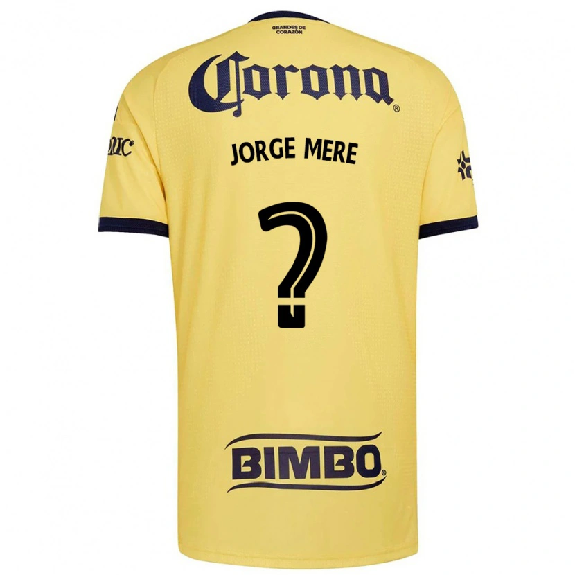 Danxen Criança Camisola Jorge Meré #0 Amarelo Vermelho Preto Principal 2026/27 Camisa Brasil