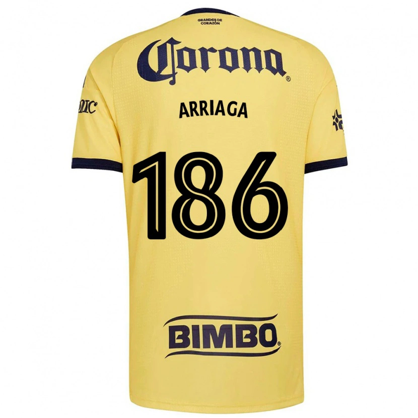 Danxen Criança Camisola Diego Arriaga #186 Amarelo Vermelho Preto Principal 2026/27 Camisa Brasil