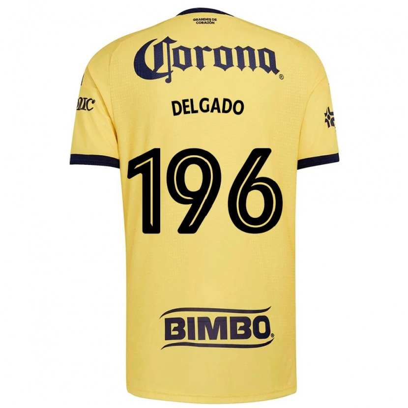 Danxen Criança Camisola Gael Delgado #196 Amarelo Vermelho Preto Principal 2026/27 Camisa Brasil
