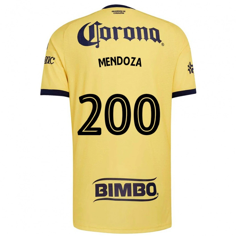 Danxen Criança Camisola Luis Mendoza #200 Amarelo Vermelho Preto Principal 2026/27 Camisa Brasil