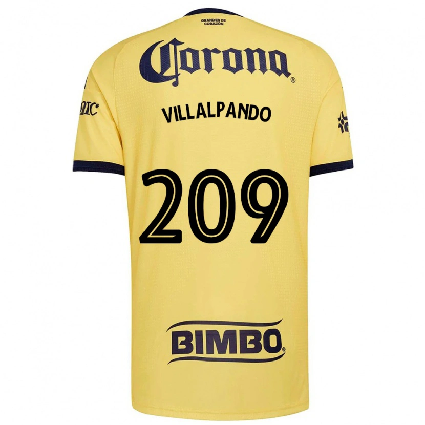 Danxen Criança Camisola Sergio Villalpando #209 Amarelo Vermelho Preto Principal 2026/27 Camisa Brasil