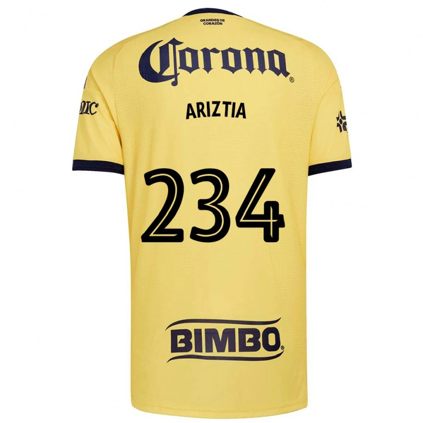 Danxen Criança Camisola Íñigo Ariztia #234 Amarelo Vermelho Preto Principal 2026/27 Camisa Brasil
