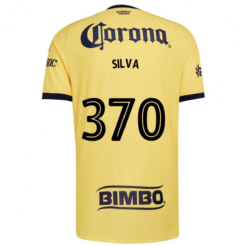 Danxen Criança Camisola Sebastián Silva #370 Amarelo Vermelho Preto Principal 2026/27 Camisa Brasil