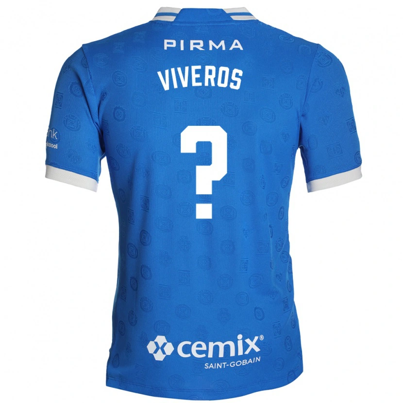 Danxen Criança Camisola Axel Viveros #0 Azul Branco Vermelho Principal 2026/27 Camisa Brasil