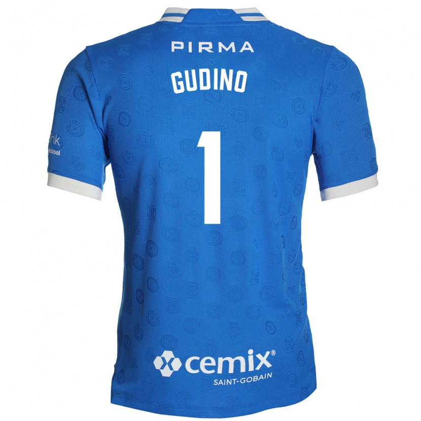 Danxen Criança Camisola Andrés Gudiño #1 Azul Branco Vermelho Principal 2026/27 Camisa Brasil