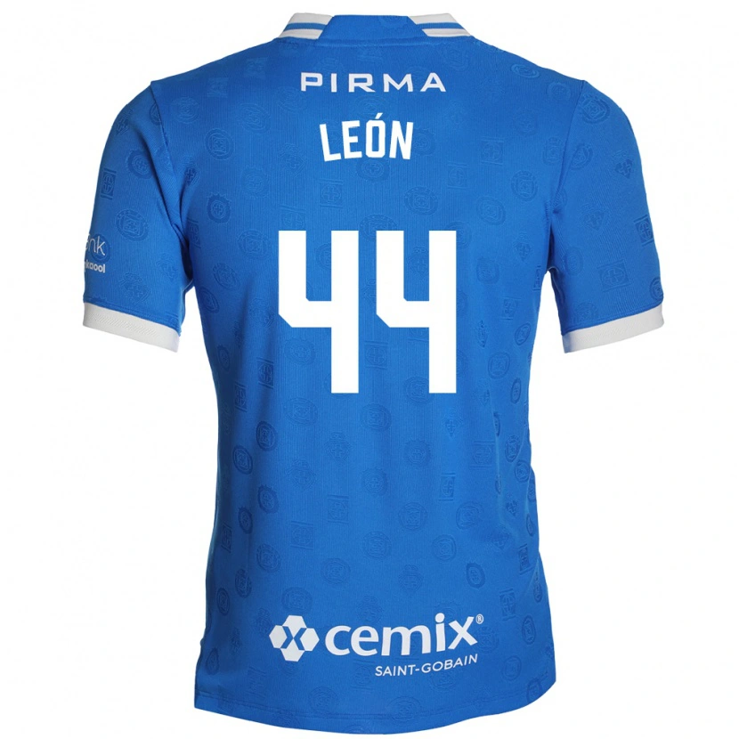 Danxen Criança Camisola Cristhian León #44 Azul Branco Vermelho Principal 2026/27 Camisa Brasil
