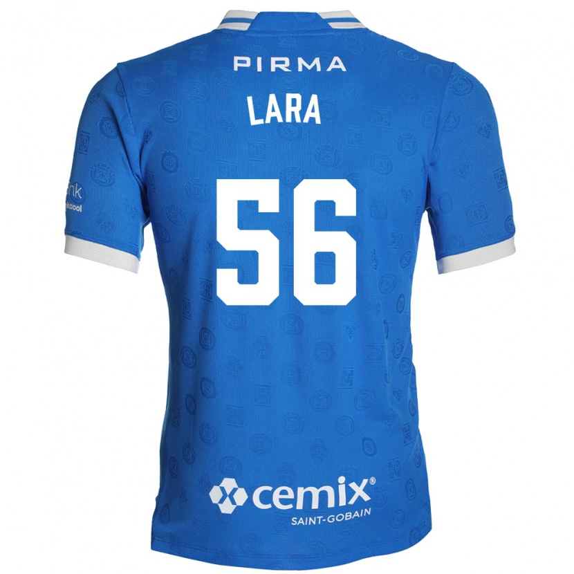 Danxen Criança Camisola Jesús Lara #56 Azul Branco Vermelho Principal 2026/27 Camisa Brasil