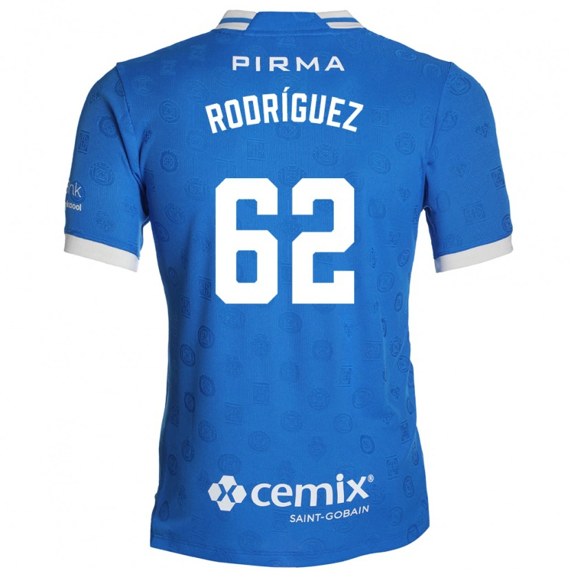 Danxen Criança Camisola Emanuel Rodríguez #62 Azul Branco Vermelho Principal 2026/27 Camisa Brasil
