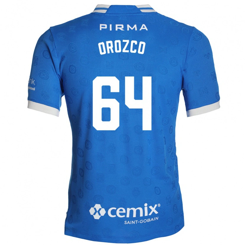 Danxen Criança Camisola Fabrizzio Orozco #64 Azul Branco Vermelho Principal 2026/27 Camisa Brasil