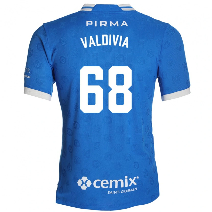 Danxen Criança Camisola Christian Valdivia #68 Azul Branco Vermelho Principal 2026/27 Camisa Brasil