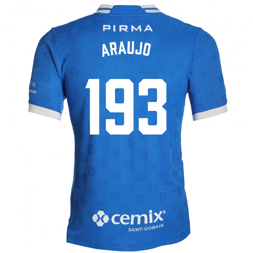 Danxen Criança Camisola Marcio Araujo #193 Azul Branco Vermelho Principal 2026/27 Camisa Brasil