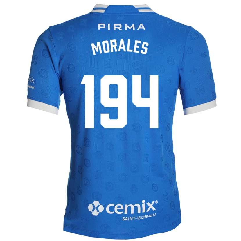 Danxen Criança Camisola Amaury Morales #194 Azul Branco Vermelho Principal 2026/27 Camisa Brasil