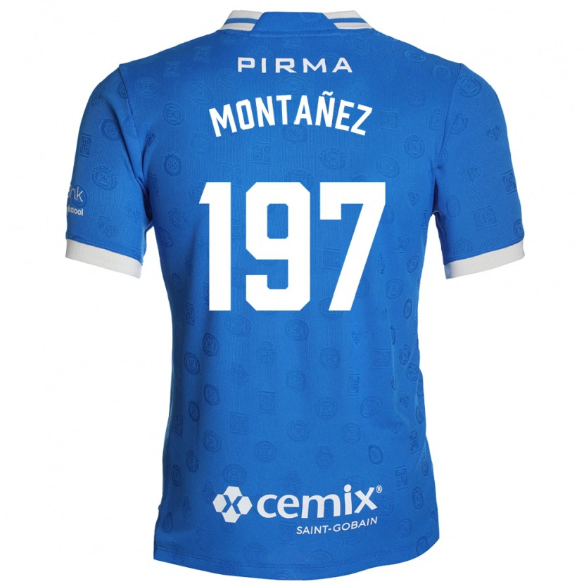 Danxen Criança Camisola Humberto Montañez #197 Azul Branco Vermelho Principal 2026/27 Camisa Brasil