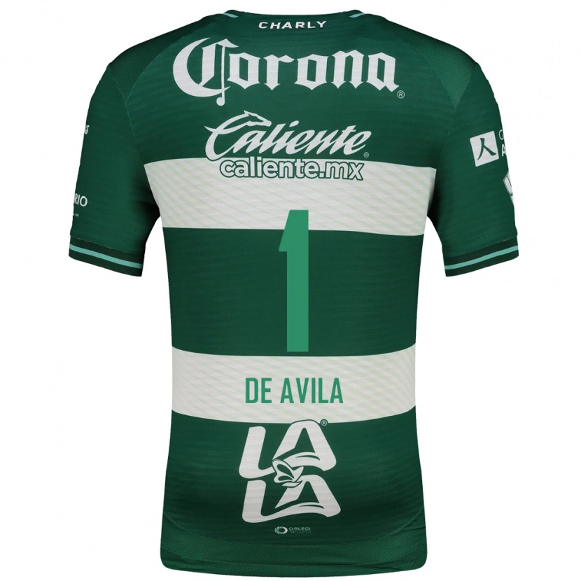 Danxen Criança Camisola Hannia De Avila #1 Verde Branco Principal 2026/27 Camisa Brasil