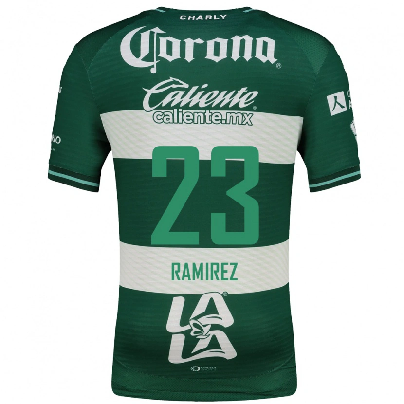 Danxen Criança Camisola Alexxandra Ramirez #23 Verde Branco Principal 2026/27 Camisa Brasil