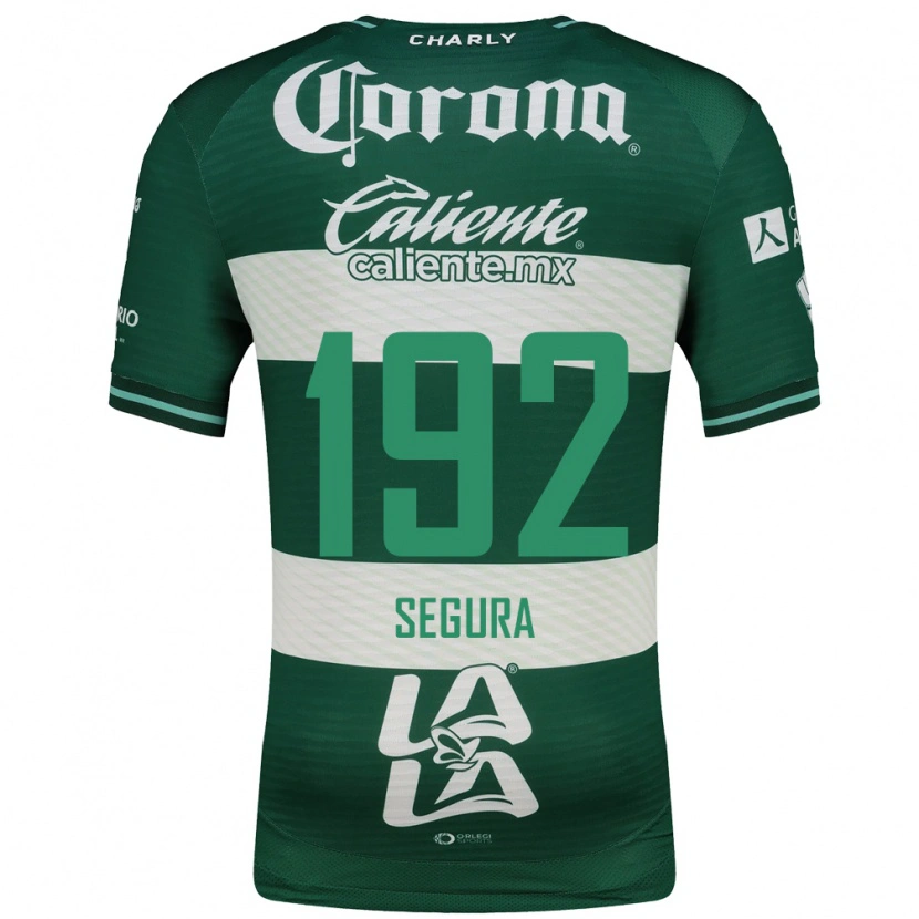 Danxen Criança Camisola Gustavo Segura #192 Verde Branco Principal 2026/27 Camisa Brasil