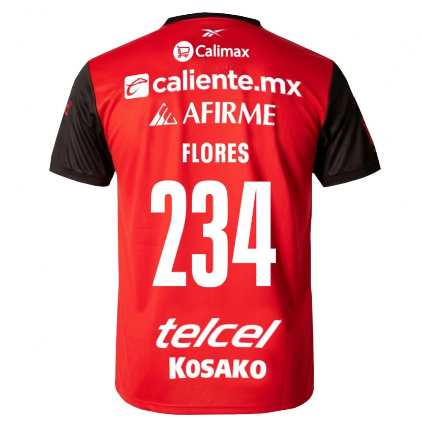 Danxen Criança Camisola Arath Flores #234 Preto Vermelho Principal 2026/27 Camisa Brasil