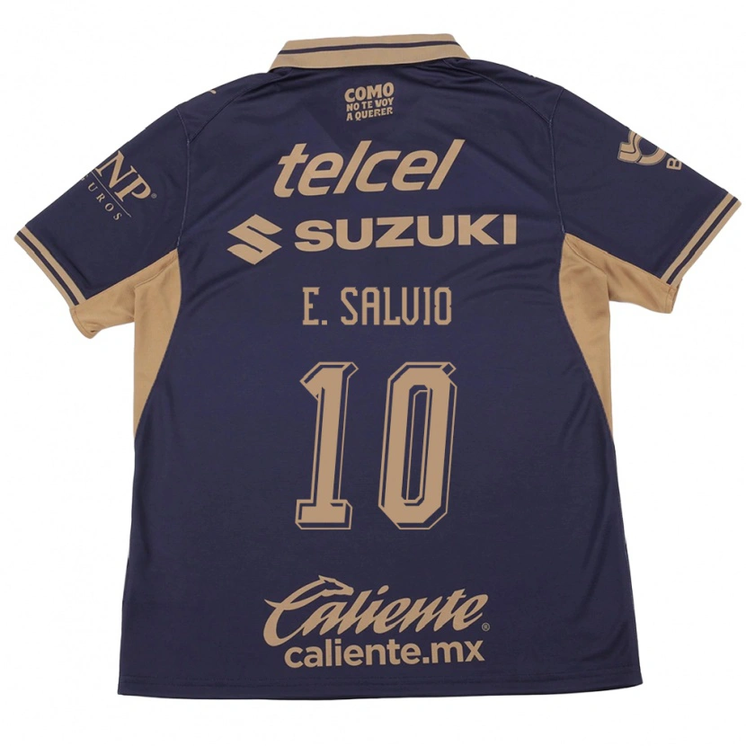 Danxen Criança Camisola Eduardo Salvio #10 Roxo Marrom Principal 2026/27 Camisa Brasil
