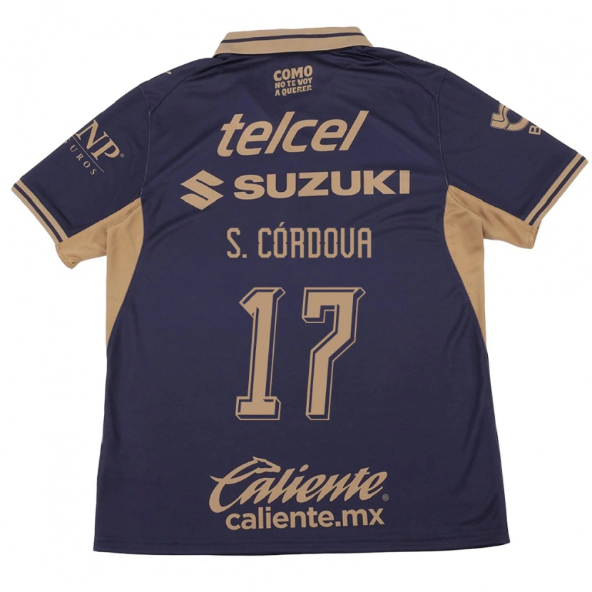 Danxen Criança Camisola Sebastián Córdova #17 Roxo Marrom Principal 2026/27 Camisa Brasil