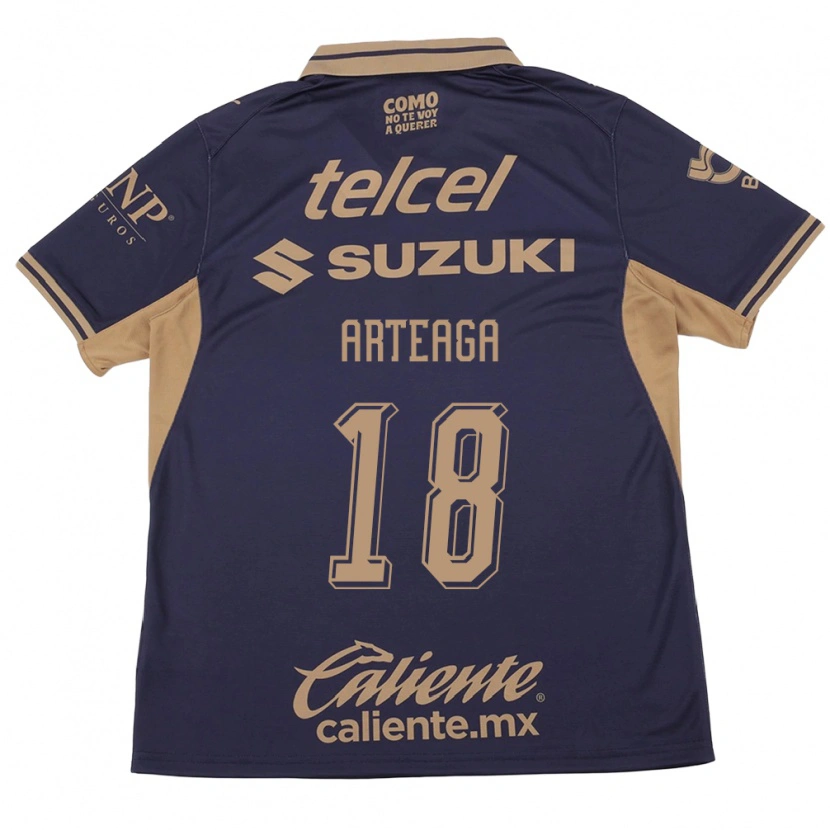 Danxen Criança Camisola Víctor Arteaga #18 Roxo Marrom Principal 2026/27 Camisa Brasil