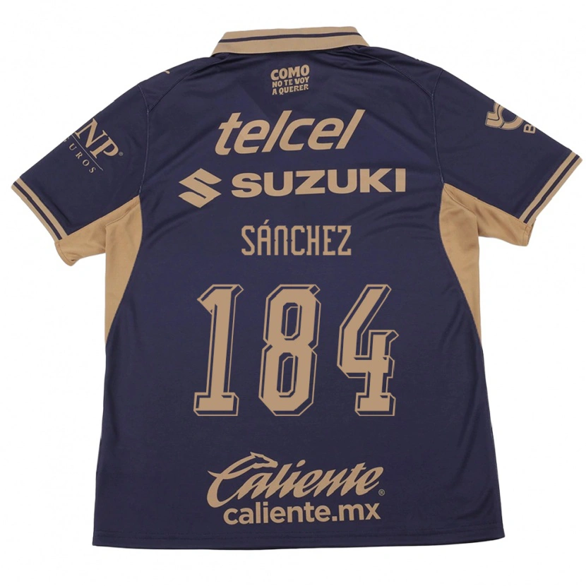 Danxen Criança Camisola Manuel Sánchez #184 Roxo Marrom Principal 2026/27 Camisa Brasil