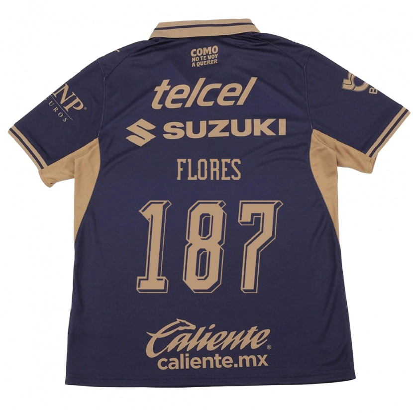 Danxen Criança Camisola Jonathan Flores #187 Roxo Marrom Principal 2026/27 Camisa Brasil