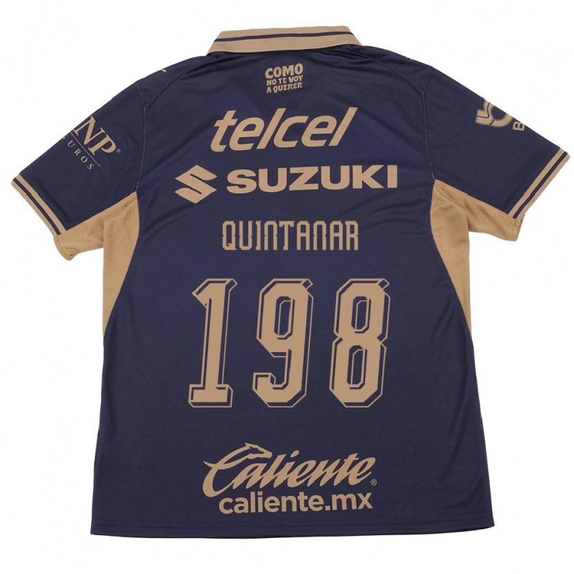 Danxen Criança Camisola Edgar Quintanar #198 Roxo Marrom Principal 2026/27 Camisa Brasil