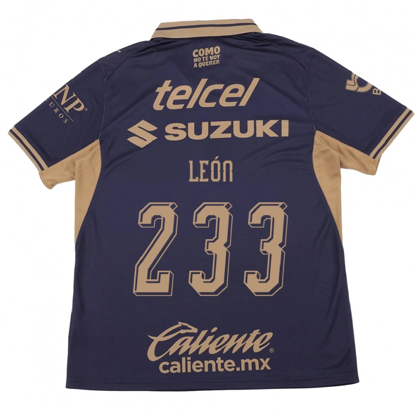 Danxen Criança Camisola Andryk León #233 Roxo Marrom Principal 2026/27 Camisa Brasil