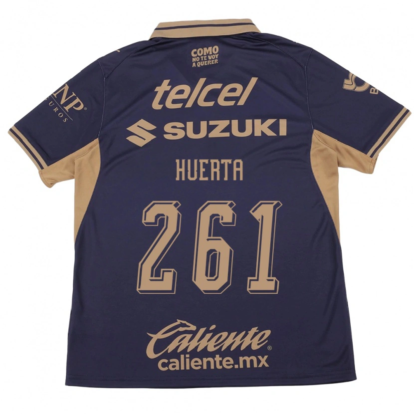 Danxen Criança Camisola José Huerta #261 Roxo Marrom Principal 2026/27 Camisa Brasil