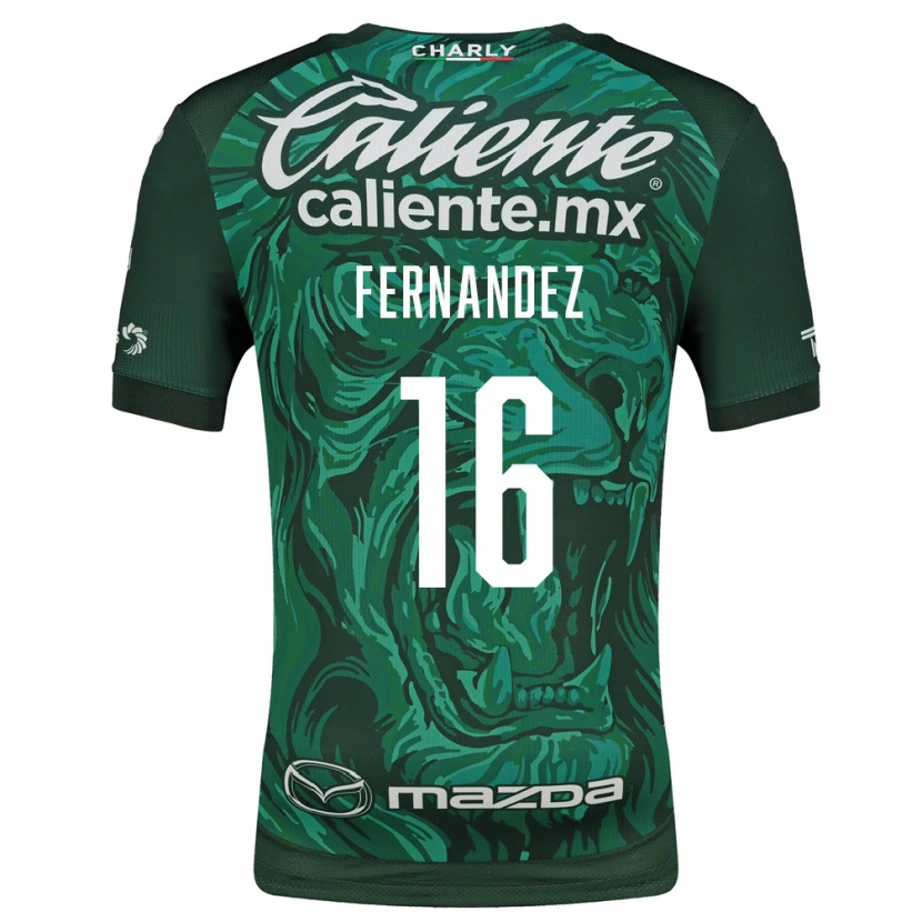 Danxen Criança Camisola Omar Fernández #16 Verde Preto Principal 2026/27 Camisa Brasil