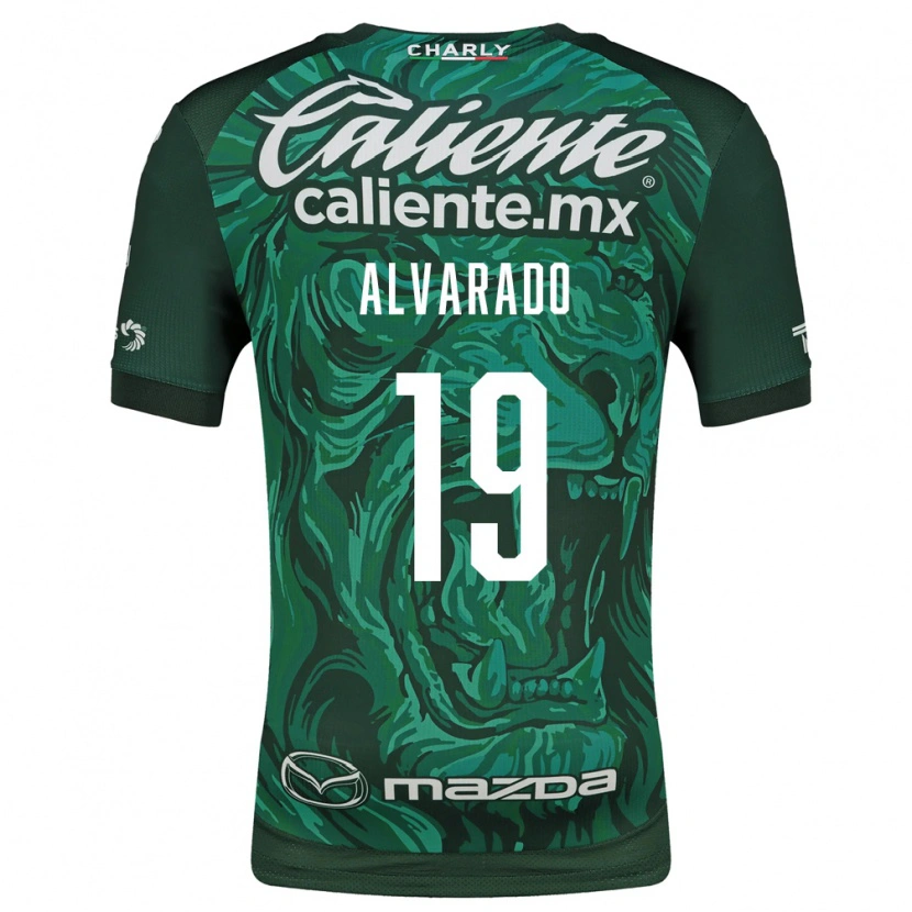 Danxen Criança Camisola Alfonso Alvarado #19 Verde Preto Principal 2026/27 Camisa Brasil