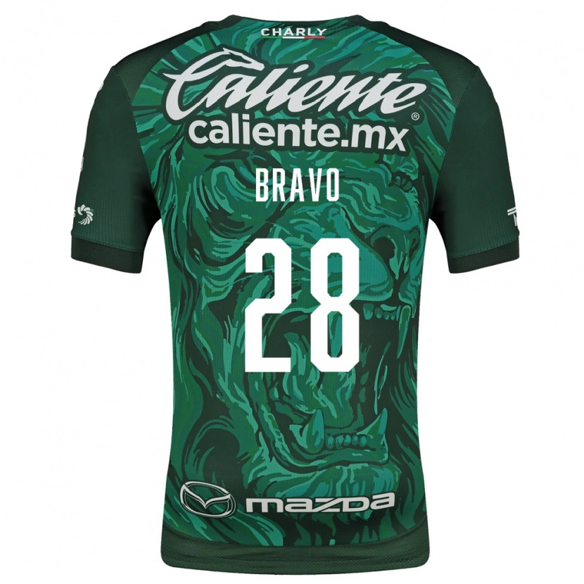 Danxen Criança Camisola Ruth Bravo #28 Verde Preto Principal 2026/27 Camisa Brasil