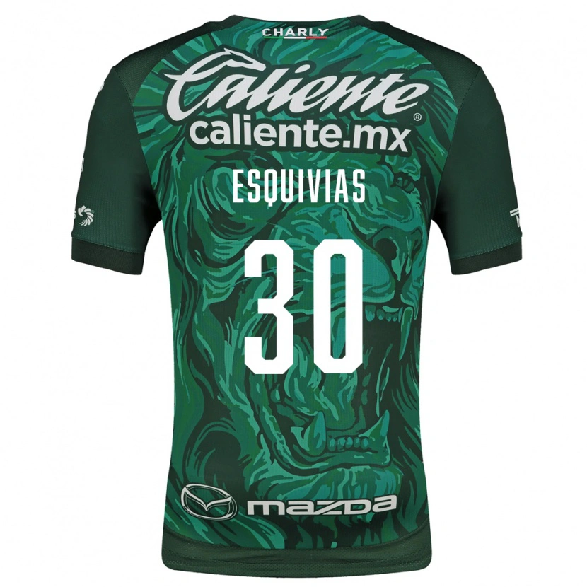 Danxen Criança Camisola Isabela Esquivias #30 Verde Preto Principal 2026/27 Camisa Brasil