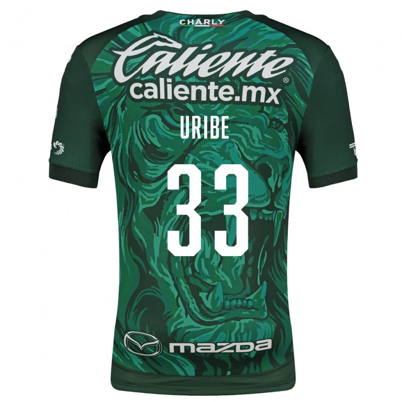 Danxen Criança Camisola Héctor Uribe #33 Verde Preto Principal 2026/27 Camisa Brasil