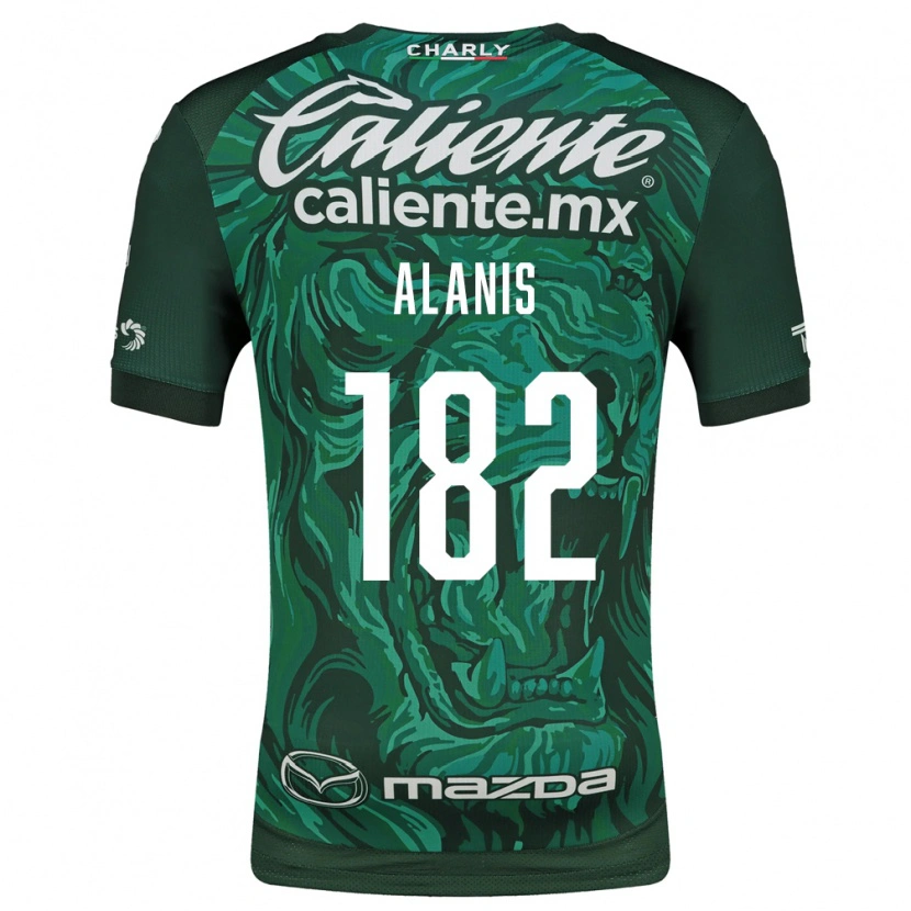 Danxen Criança Camisola Alejandro Alanís #182 Verde Preto Principal 2026/27 Camisa Brasil